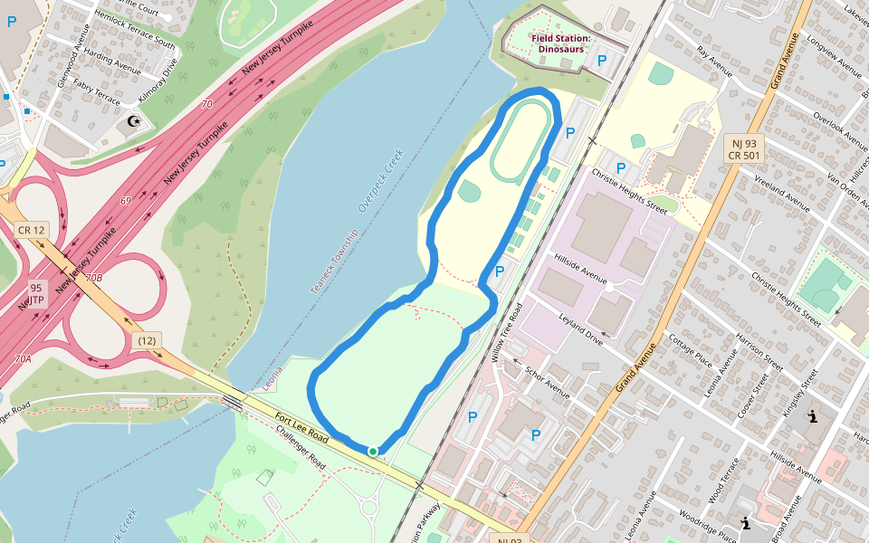 Overpeck Creek Walking And Running Trail Leonia, New Jersey, USA Pacer