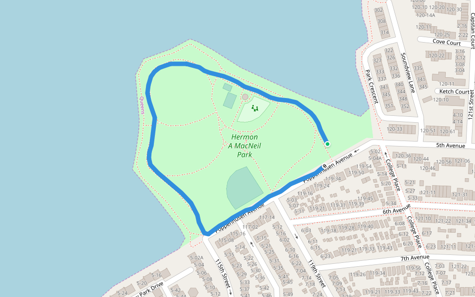 Parque Hermon A MacNeil Caminar y correr Nueva York, Estados Unidos