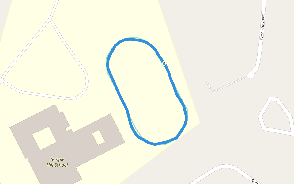 Temple Hill School walking route map in New Windsor