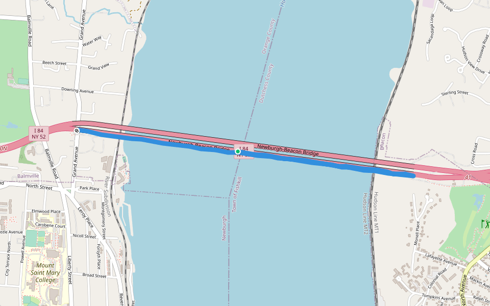 Beacon Bridge Hiking Trail New York, USA Pacer