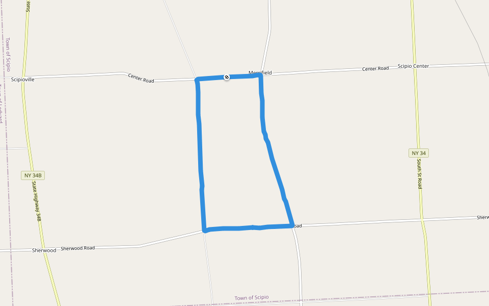 Merrifield Walking And Running Trail Scipio, New York, USA Pacer