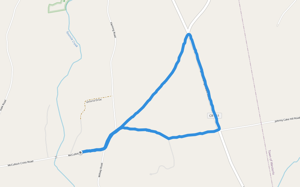 Victoria Drive Hiking Trail Rensselaerville, New York, USA Pacer