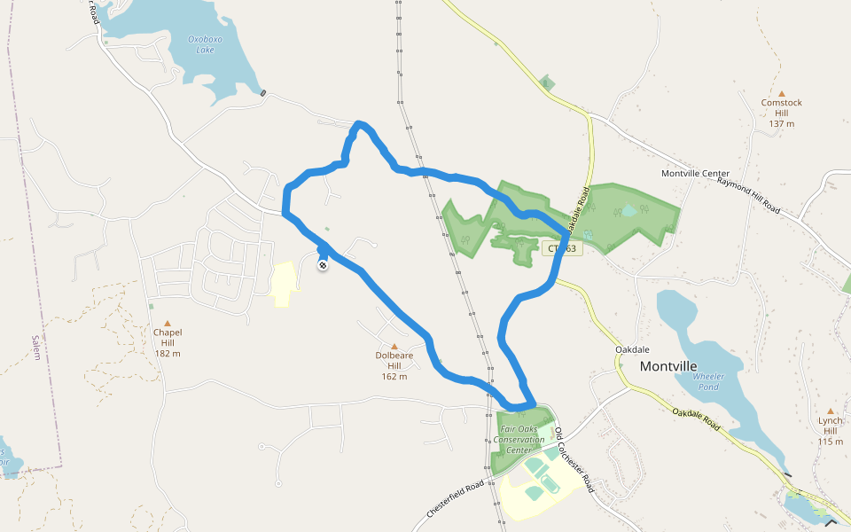 Camp Oakdale Recreation Center Walking And Running Trail Montville