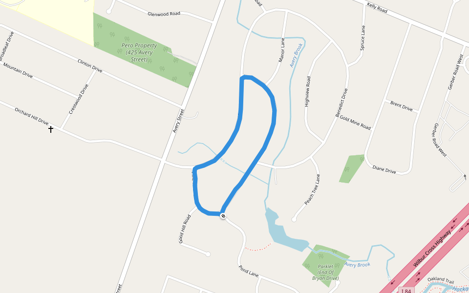 Pero Property (425 Avery Street) Walking And Running Trail South