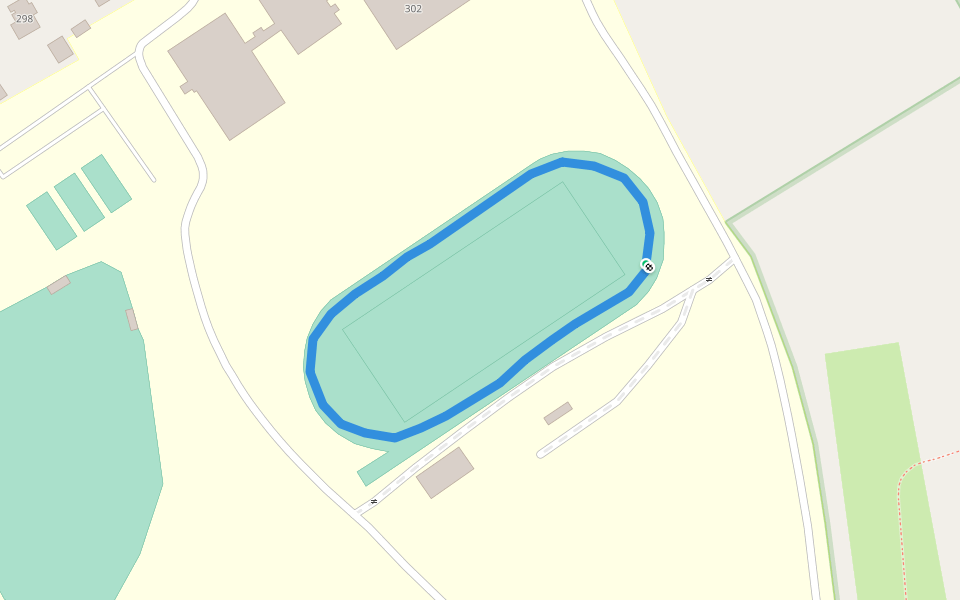 Sibley Farm walking route map in Spencer