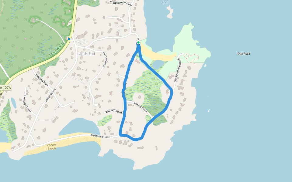 Emerson Point Walking And Running Trail Rockport, Massachusetts, USA