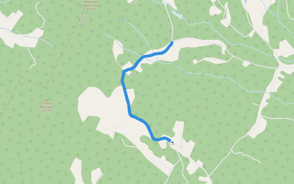 South Bear Swamp Road Ruta de senderismo Montpelier, Vermont, Estados