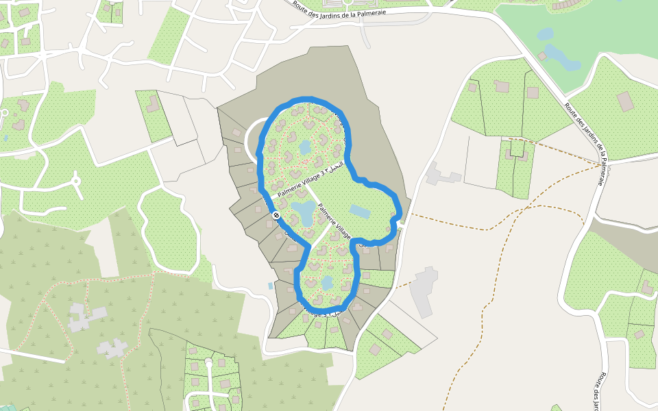 Palmerie Village 3 walking map