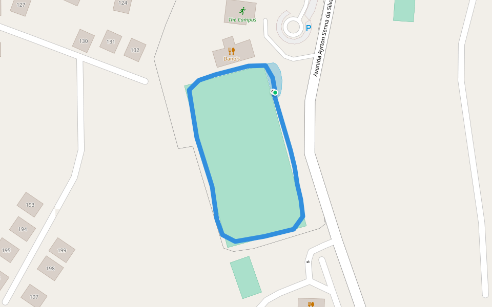 Parque Natural da Ria Formosa walking route map in Almancil