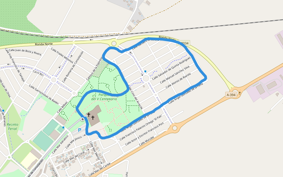 V Centenario Park Walking and Running Utrera, Spain Pacer