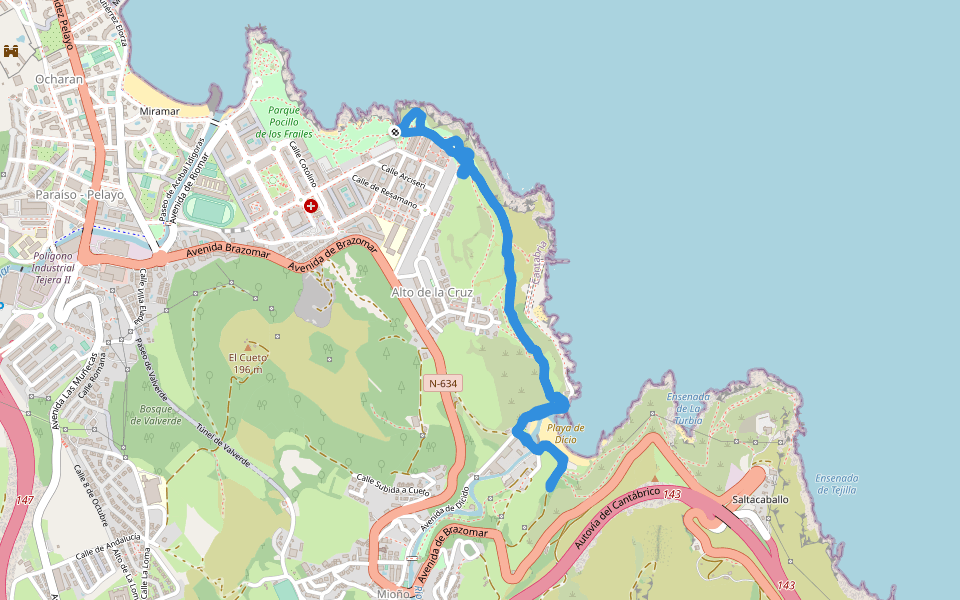 Parque Pocillo de los Frailes - Paseo del Cargadero