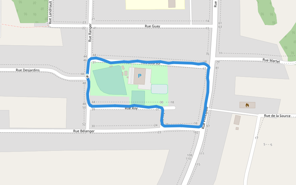 Ripon walking route map in Ripon