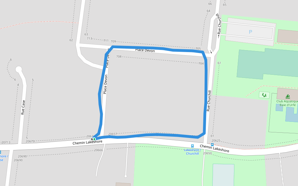 Bertold Park Walking and Running BaieD'Urfé, Quebec, Canada Pacer