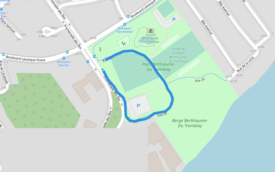 BerthiaumeDu Tremblay Park Walking and Running Laval, Quebec, Canada