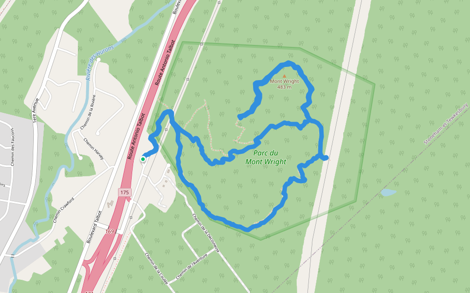 Parc du Mont Wright - Sentier de la Forêt Ancienne