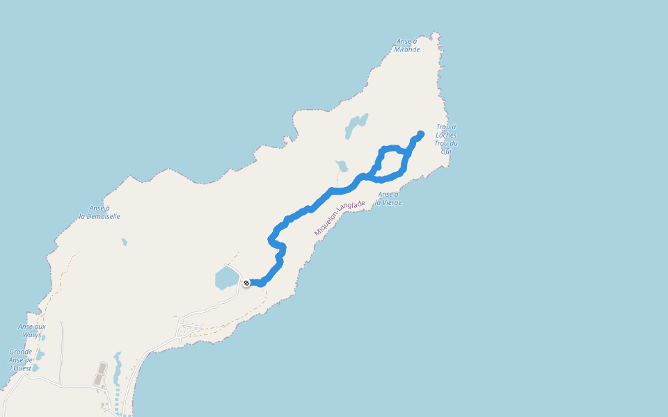 Étang de la Roche - Devalee des Pineaux walking route map in Saint-Pierre