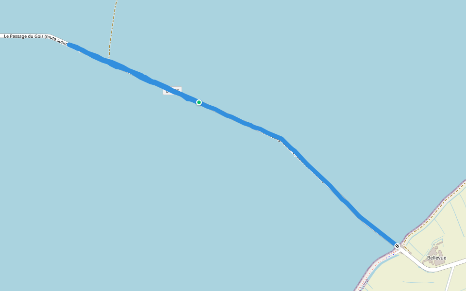 Baie de Bourgneuf walking route map in Barbâtre