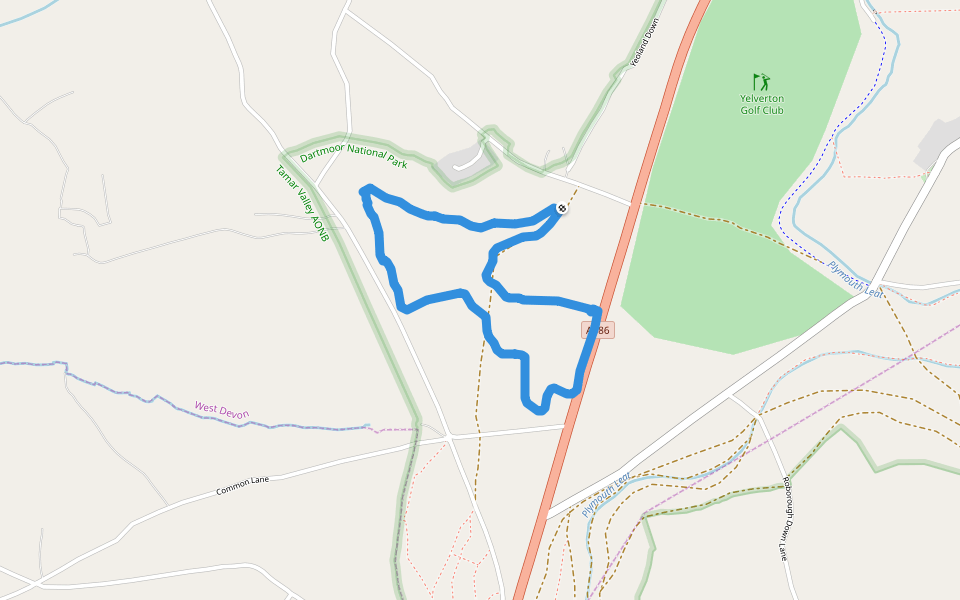 Dartmoor National Park Walking and Running Buckland Monachorum
