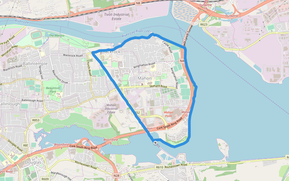 River Lee Sentier pédestre Douglas, comté de Cork, Irlande Pacer