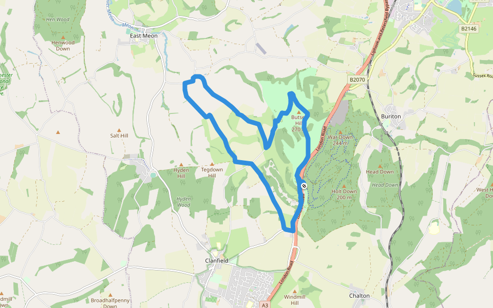 Butser Hill - Hogs Lodge Lane