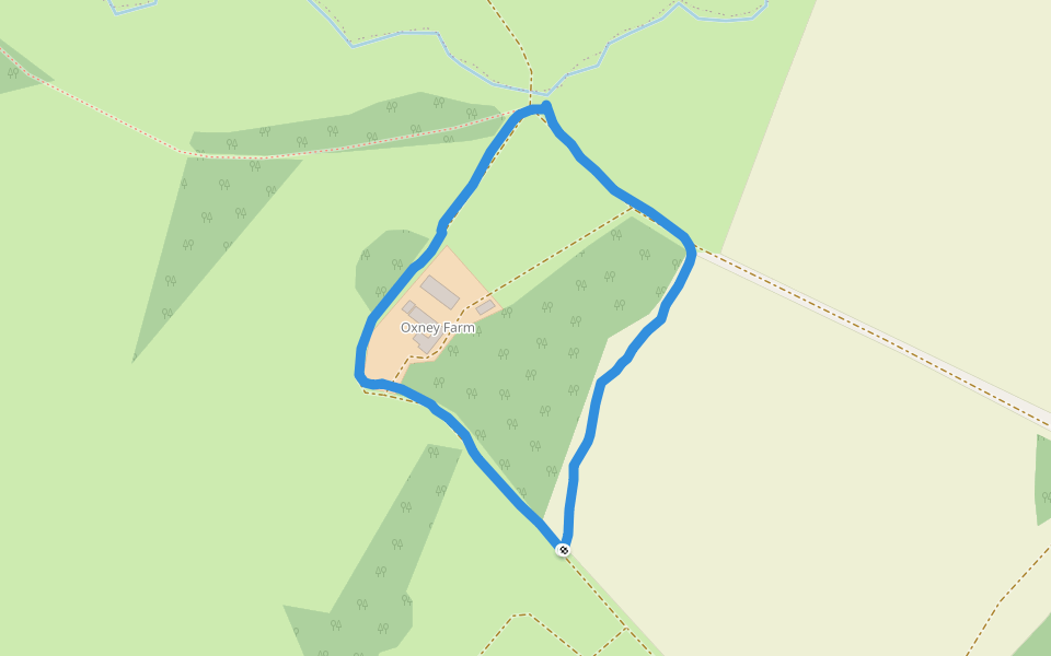 Oxney Farm Walking And Running Trail Whitehill, Bordon, England Pacer