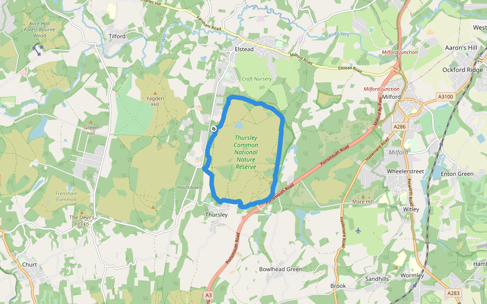 Thursley Common National Nature Reserve Hiking Trail Elstead