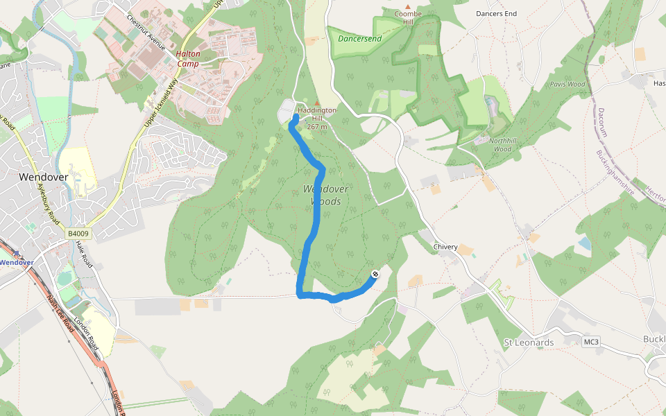 Firecrest Trail Hiking Wendover, Aylesbury, England Pacer