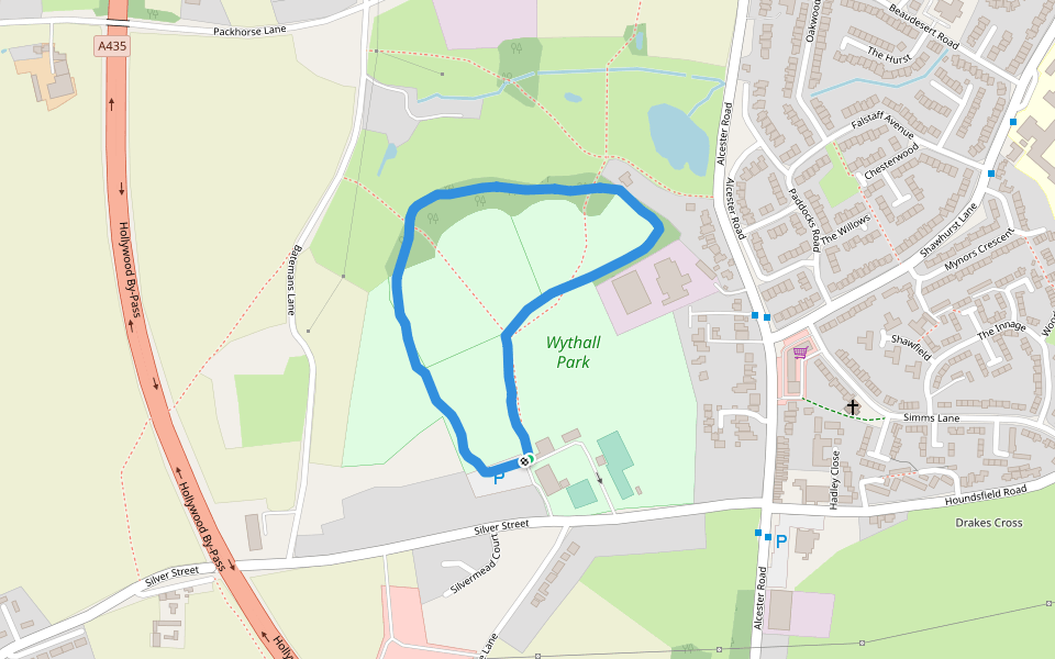 Wythall Park Walking and Running Birmingham, England Pacer