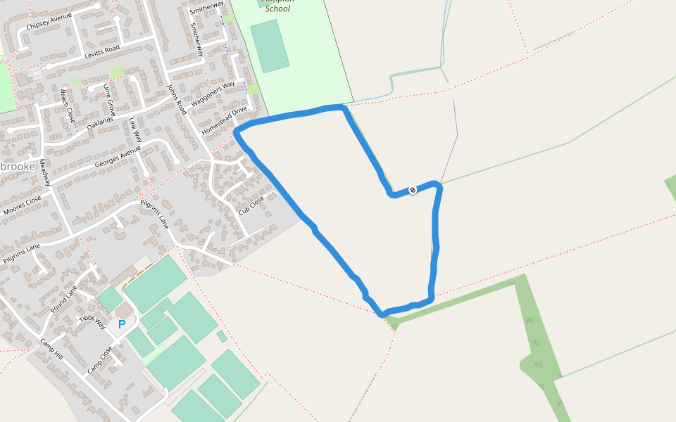 Campion School Walking And Running Trail Bugbrooke, Northampton