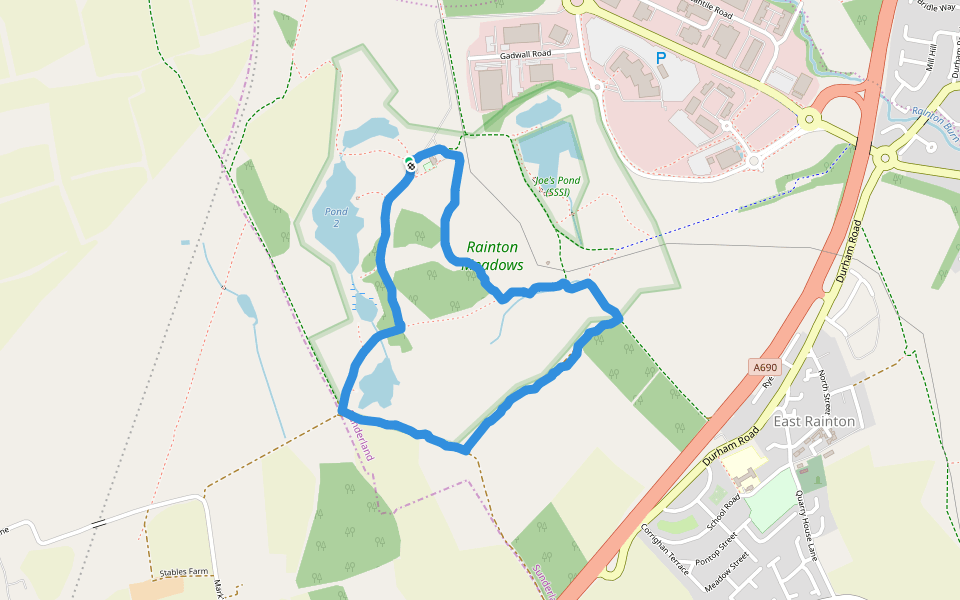 Rainton Meadows Walking And Running Trail Hetton, HoughtonleSpring