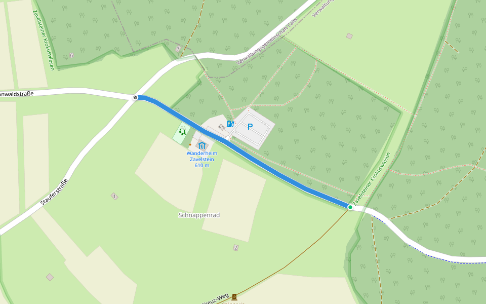 Schnappenrad - Wanderheim Zavelstein