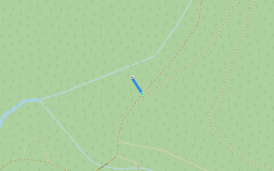 Bătrâna (traseu de creasta) walking route map in Poieni