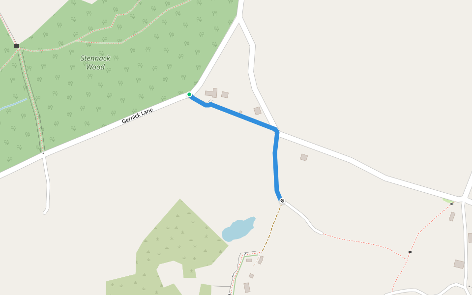 Camborne FP 30 walking route map in Troon