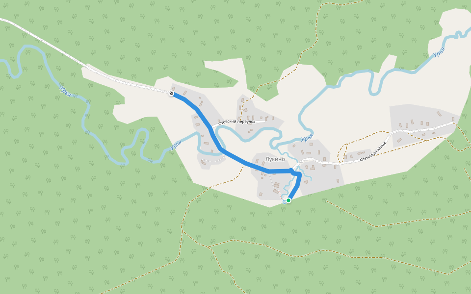 Лукино, экологический маршрут природного парка Вепский лес walking route map in Lukino