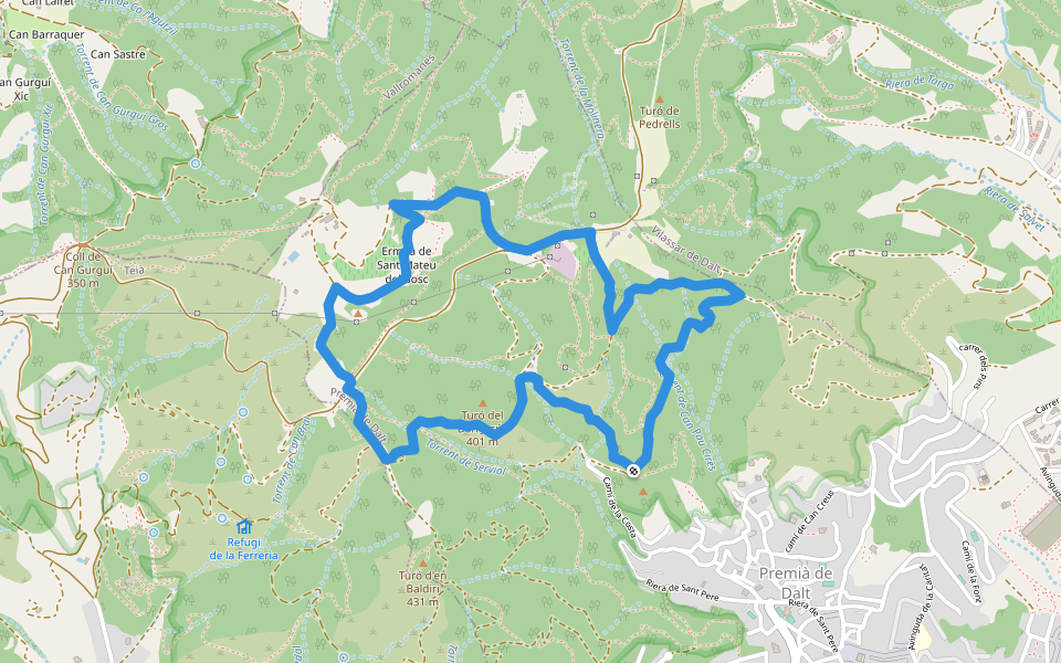 SL C 112 Ruta De L Esquirol In Catalunya Walking Map