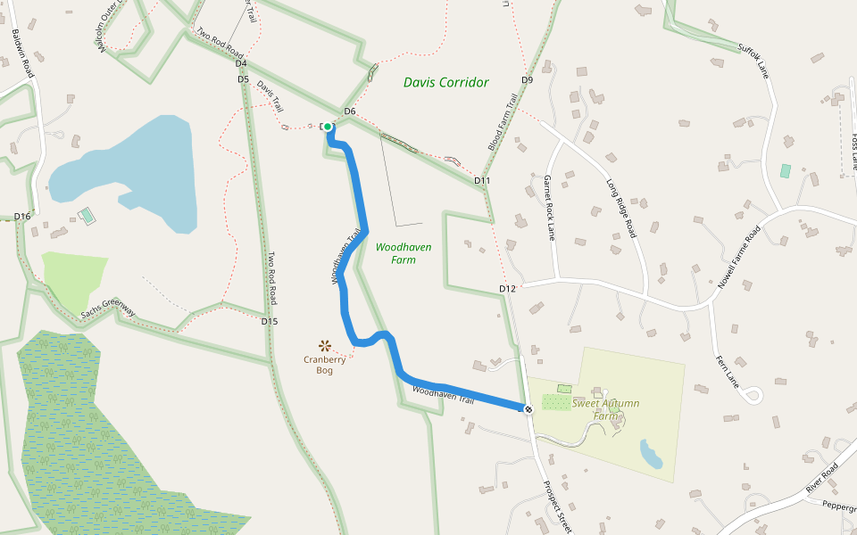 Woodhaven Trails Walking and Running Carlisle, Massachusetts Pacer