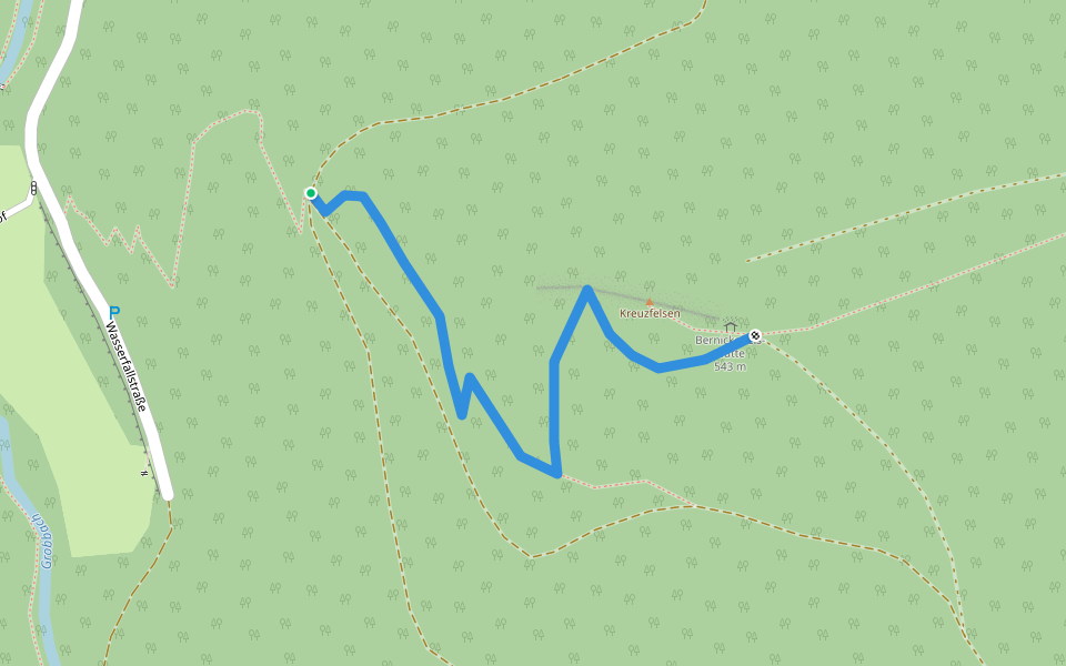 Büttertsträßle - Kreuzfelsen