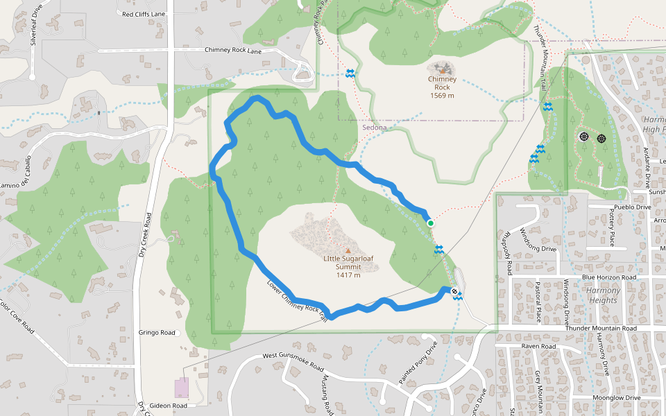 Lower Chimney Rock #165A