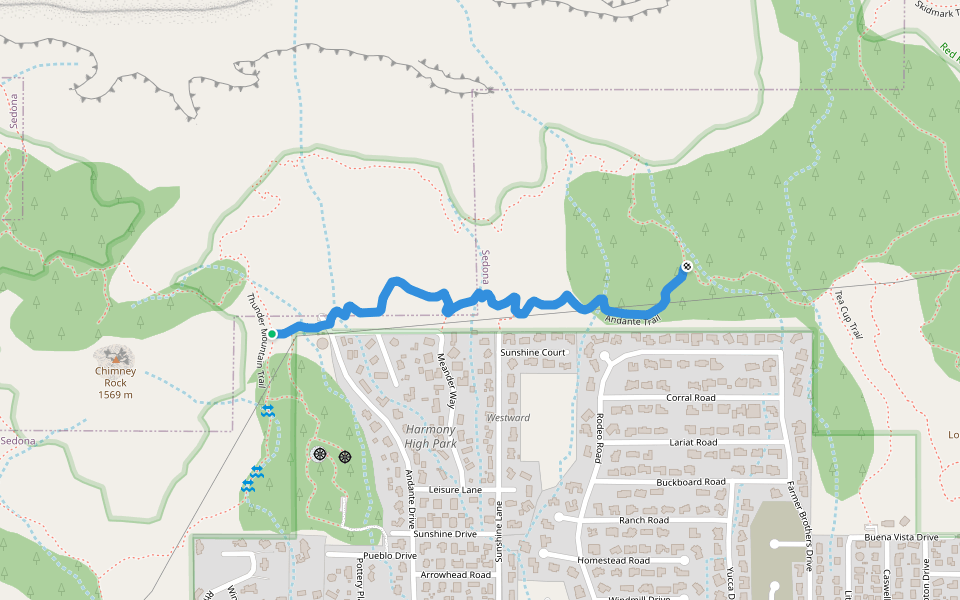 Andante 165E Walking And Running Trail Sedona, Arizona Pacer