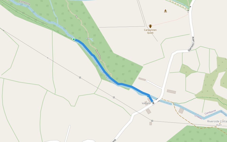 Camborne BR 35 Ground Truth walking route map in Troon