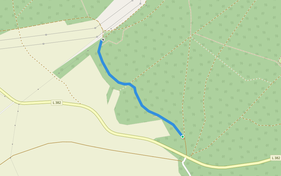 Wanderweg P4 walking route map in Otterberg