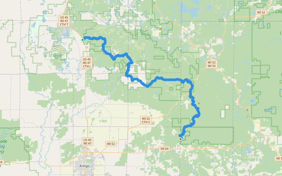 IAN hn-f walking route map in Deerbrook