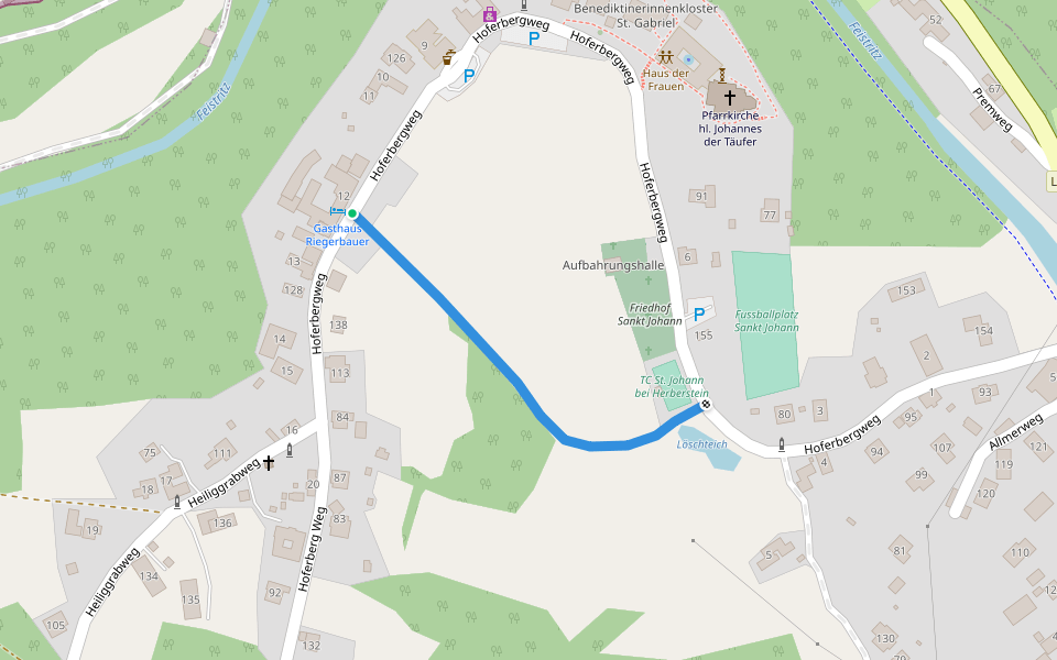 Wanderweg 3 walking route map in Sankt Johann bei Herberstein