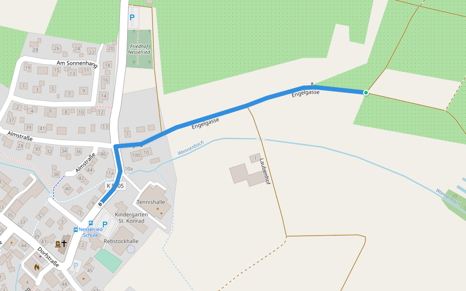 Engelgasse - Nesselried Rebstockhalle