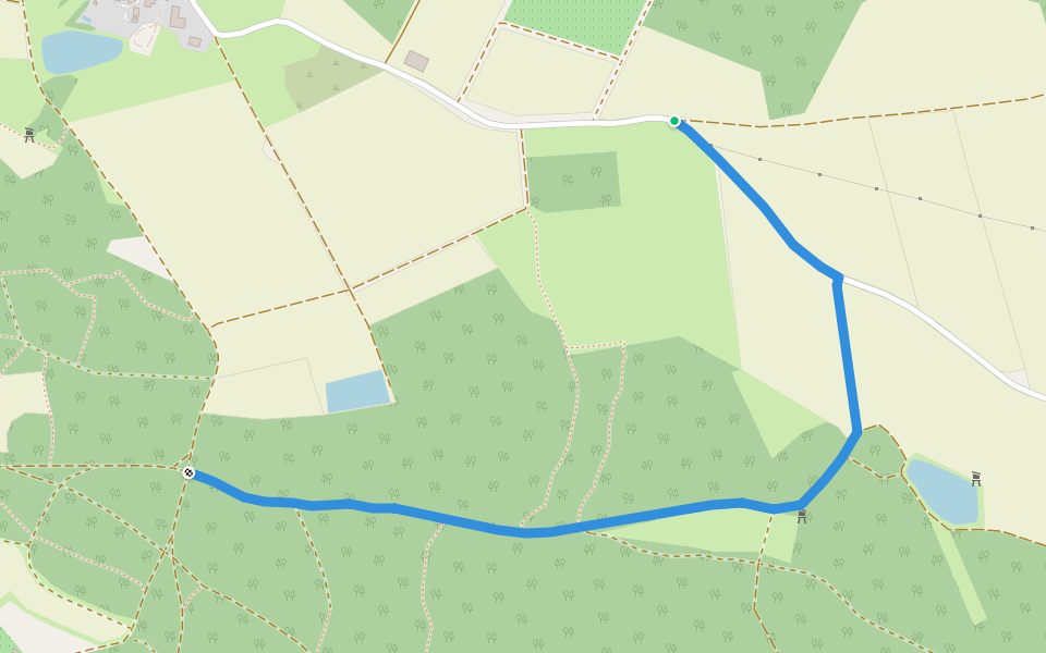 Kirchröttenbach – Weiße 1 auf Blau bei Laipersdorf walking route map in Schnaittach