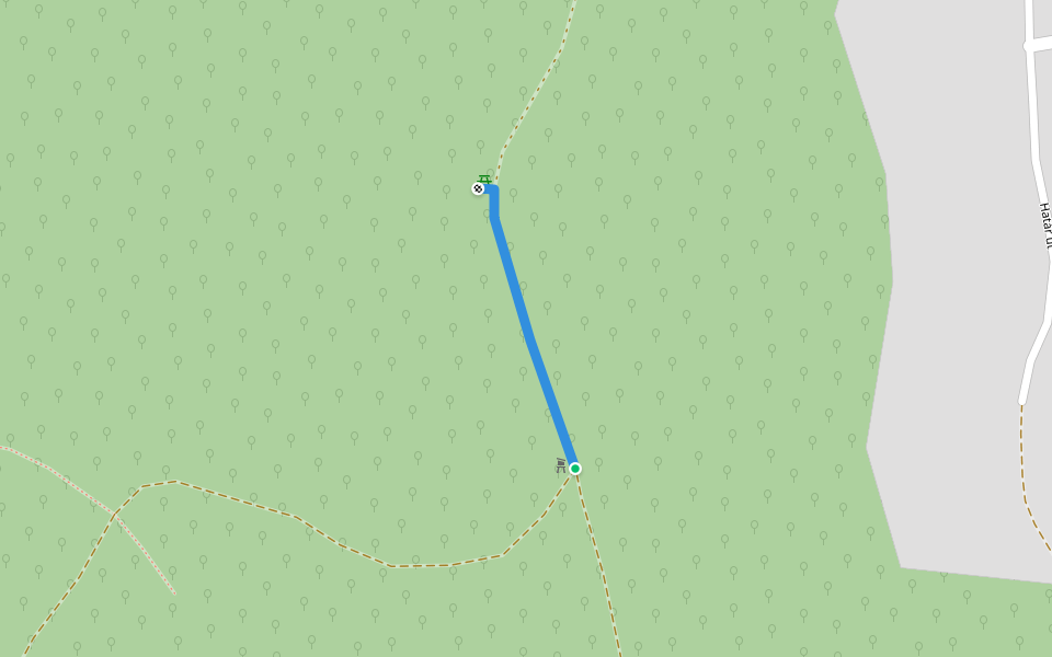 Z● walking route map in Zalamerenye