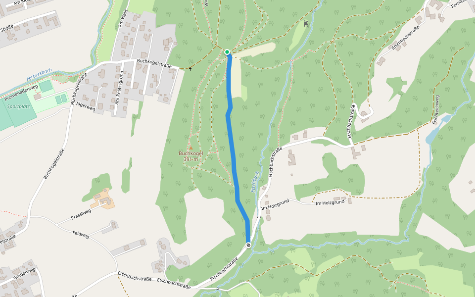 Wanderweg 7 walking route map in Fernitz bei Graz