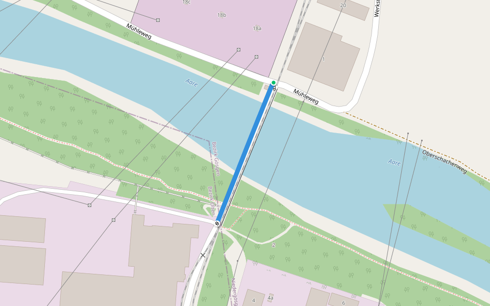 fixme walking route map in Niedergösgen