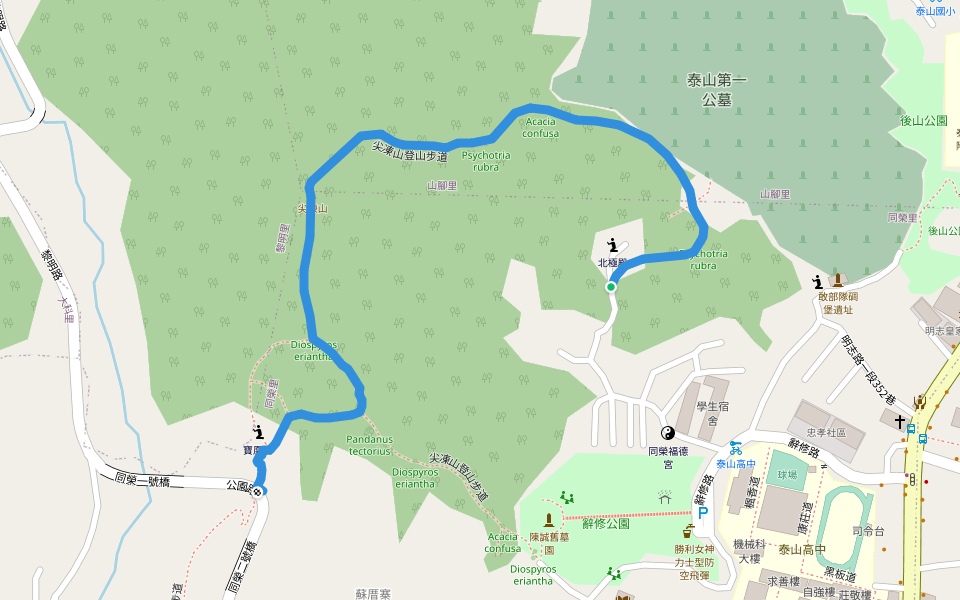 尖凍山登山步道