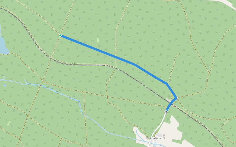 Wilder Mann 058, Naturpark Vorderer Bayerischer Wald walking route map in Roding